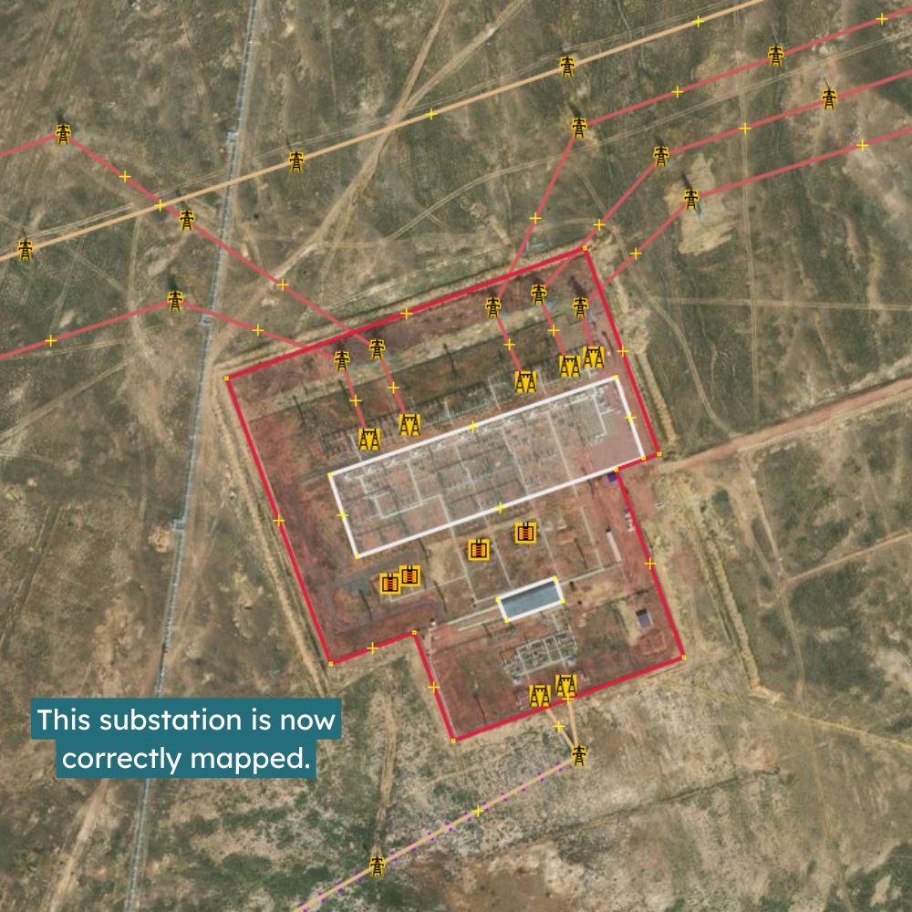 Substation is mapped